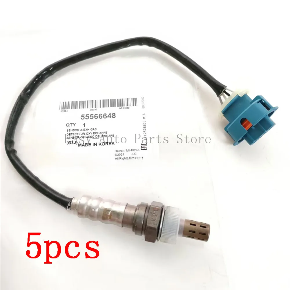 

5pcs JESBEN 55566648 Air Fuel Ratio Lambda Probe Oxygen Sensor For Buick Excelle Chevrolet Cruze ORLANDO 1.6L 1.8L 2009-2017