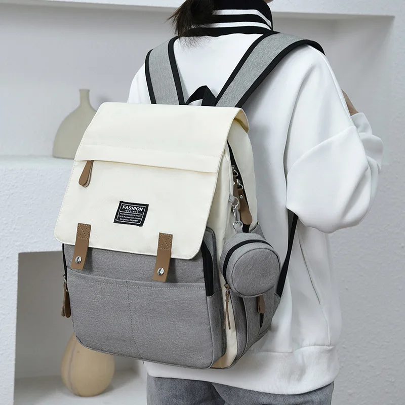 

Mommy High-end Feel Feminine Backpack Multiple Functions Large Capacity Waterproof Bottle Insulation Mommy Bags Women's Backpack