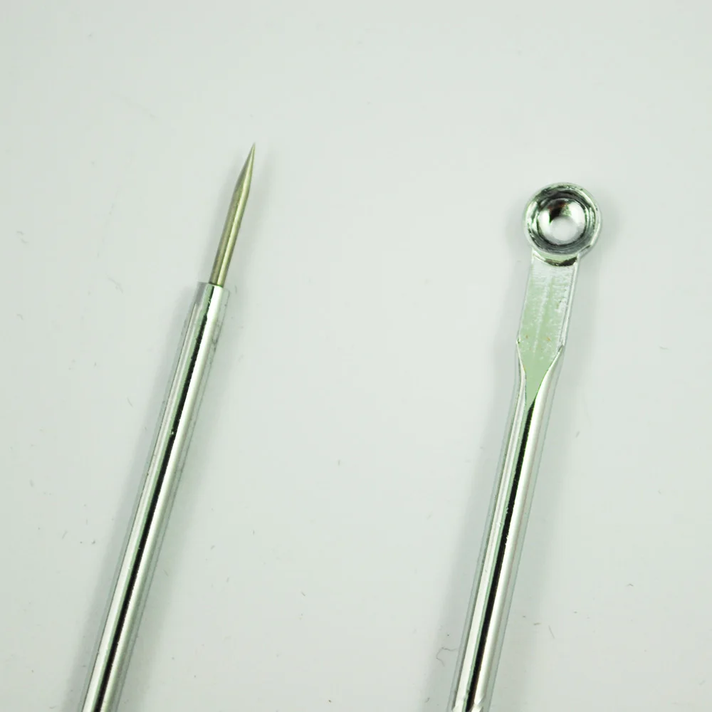 A83X-12 Cm Lange Gezichtsverzorging Mee-eter Acne Naald Remover Puistje Extractor 2 Stuks