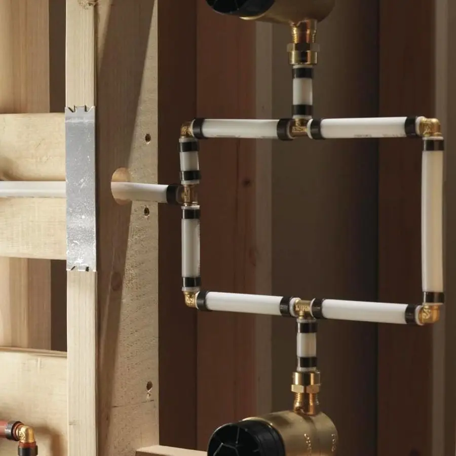 LF Latão 3 4 Polegada PEX Acoplamento Barb Crimp Tubo Kit de Encaixe 10 PCS Reto 10 PCS Cotovelo 10 PCS Tee