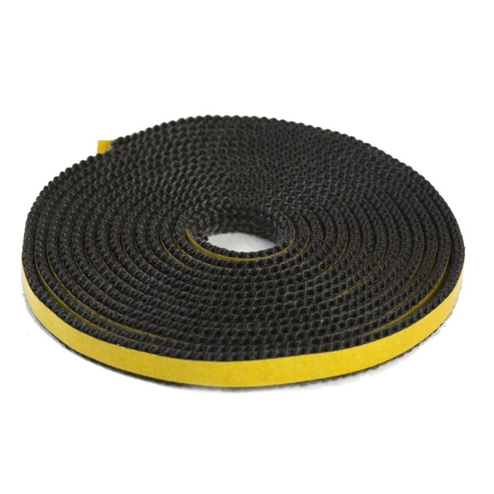 4M Fireplace Seal Rope Self-Adhesive Fiberglass Sealing Tape Temperature Resistant Furnace Stoves Door Gasket Cord 10X2mm