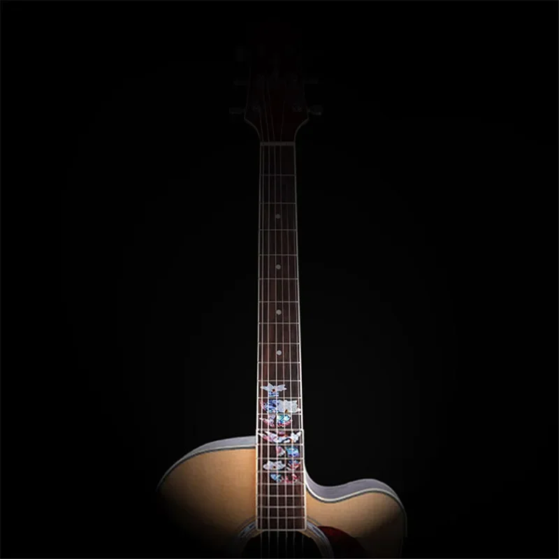 Fretboard Inlay Stickers Hummingbird Pick Honey Guitar Fret Markers / Decals For Acoustic / Electric Guitar Neck