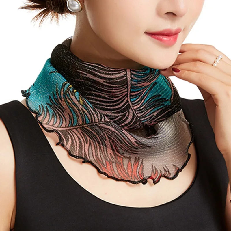 Chic Women's Chiffon Scarf, Gift for Her
