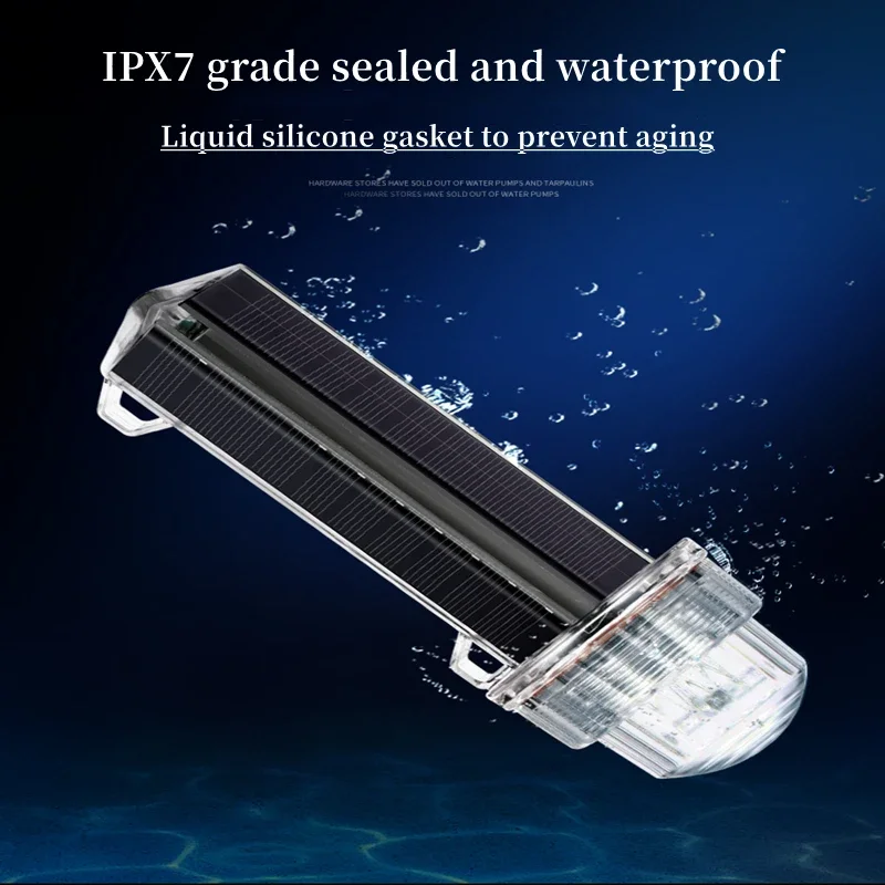 Ad energia solare IP7X Impermeabile Net Mark/Posizione Lampeggiante Luce di segnalazione marina Flash Luce per barca Avvertimento Luce di torpedo galleggiante CE