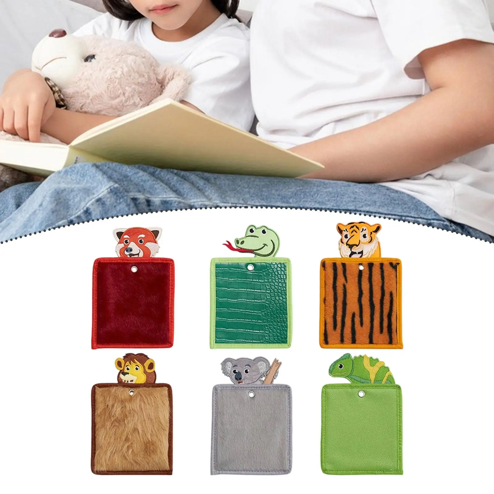 

6 Pieces Sensory Mats Tactile Sensory Toys Animal Sensory Panel Sensory Pads Educational for Kids Classroom Preschool Training