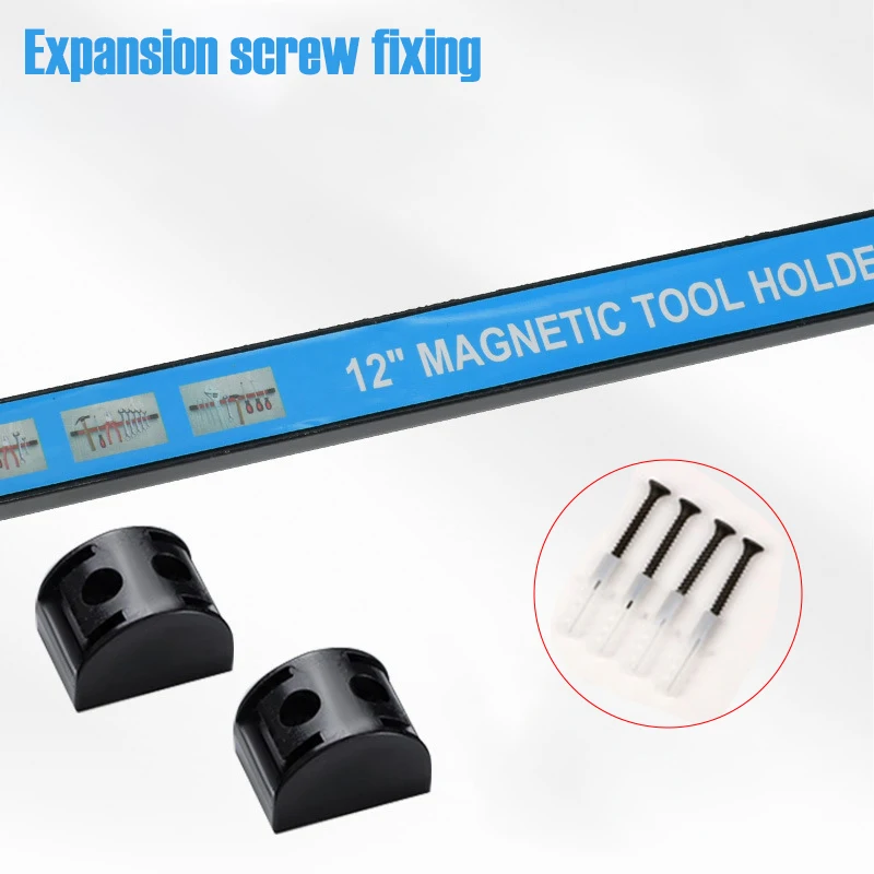 8/12/18inch Magnetic Tool Holder Powerful Magnet For Mechanical Workshop Tools Storage Rack Garage Wall Wrench Pliers Organizer