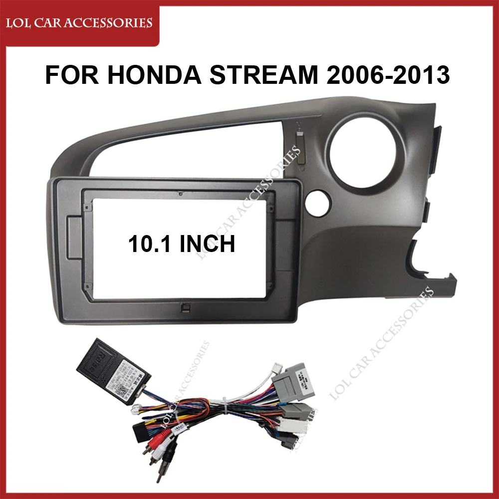 

Автомобильный радиоприемник 10,1 дюйма для Honda STREAM 2006-2013, стерео, Android, MP5 плеер, 2 Din, головное устройство, панель, корпус, рамка, крышка приборной панели