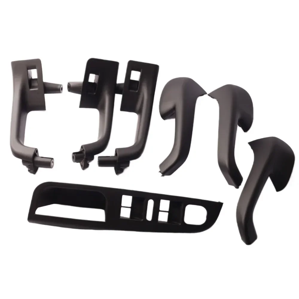 

X-T 7 PCS One Set Car Door Window Switch Control Panel Bezel For VW Golf 5 2006-2012 Trim Bezel Switches Panel