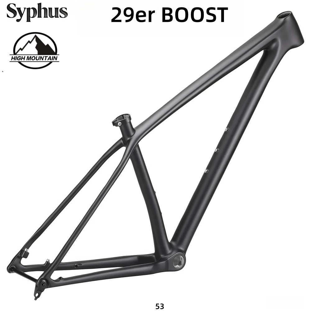 

Syphus 2026 New T1100 Carbon Mountain Bike Frame UDH Hanger 12*148mm Boost Full Internal Routing 29er MTB Carbon Frame