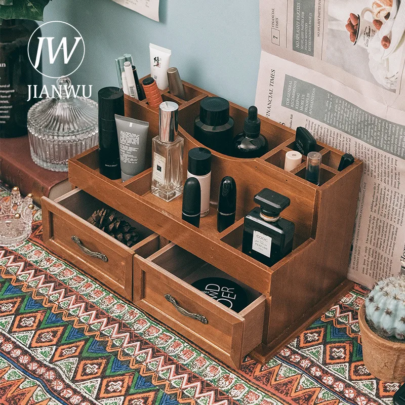 jianwu-vintage-multifunctional-wooden-desktop-material-collage-storage-box-creative-diy-journal-student-supplies-stationery