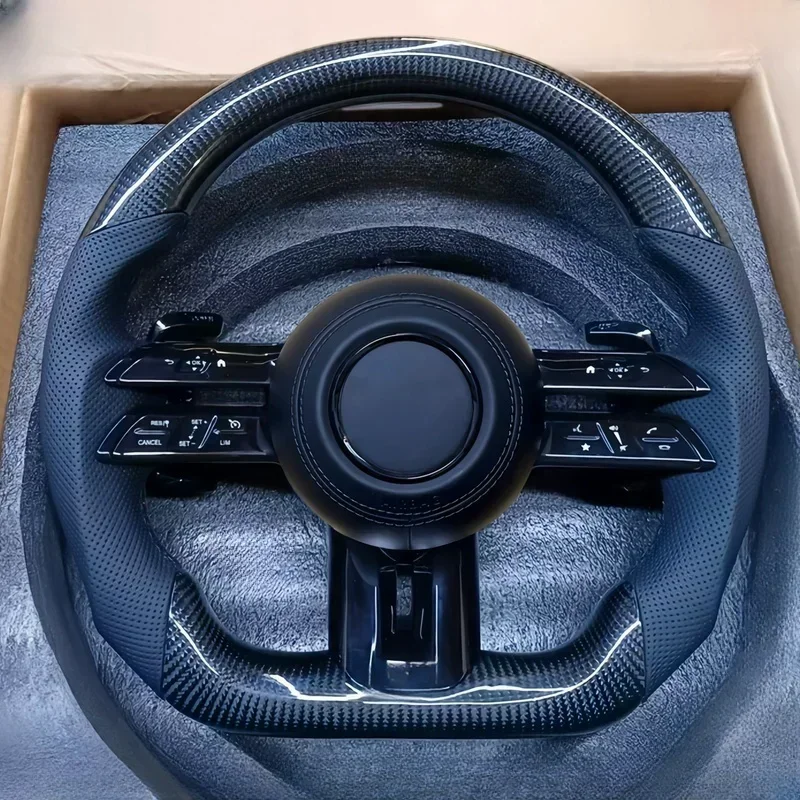 Carbon For Mercedes-Benz Dragonfly AMG Steering Wheel Assembly C260B EGS Class GLA GLC GLE AMG Steering Wheel Car Accessories