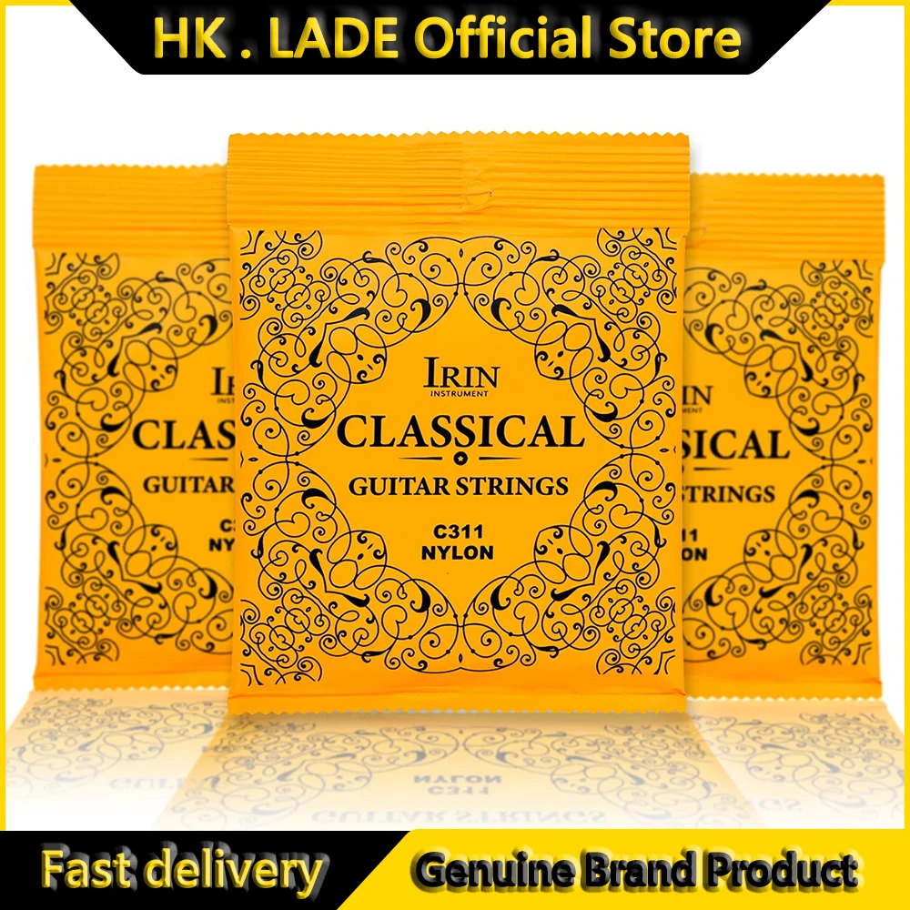 IRIN C311 클래식 기타 현 나일론 코어 실버 도금 구리 합금 상처 기타 현 기타 부품 및 액세서리