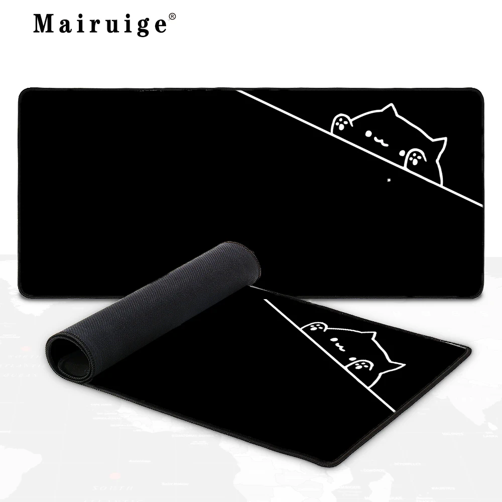 Mouse Pad Cat Gaming Accessories Keyboard Desk Gaming Mats Gamer Desk Pad Desktops Office Mouse Mat Rug Carpet for Mouse