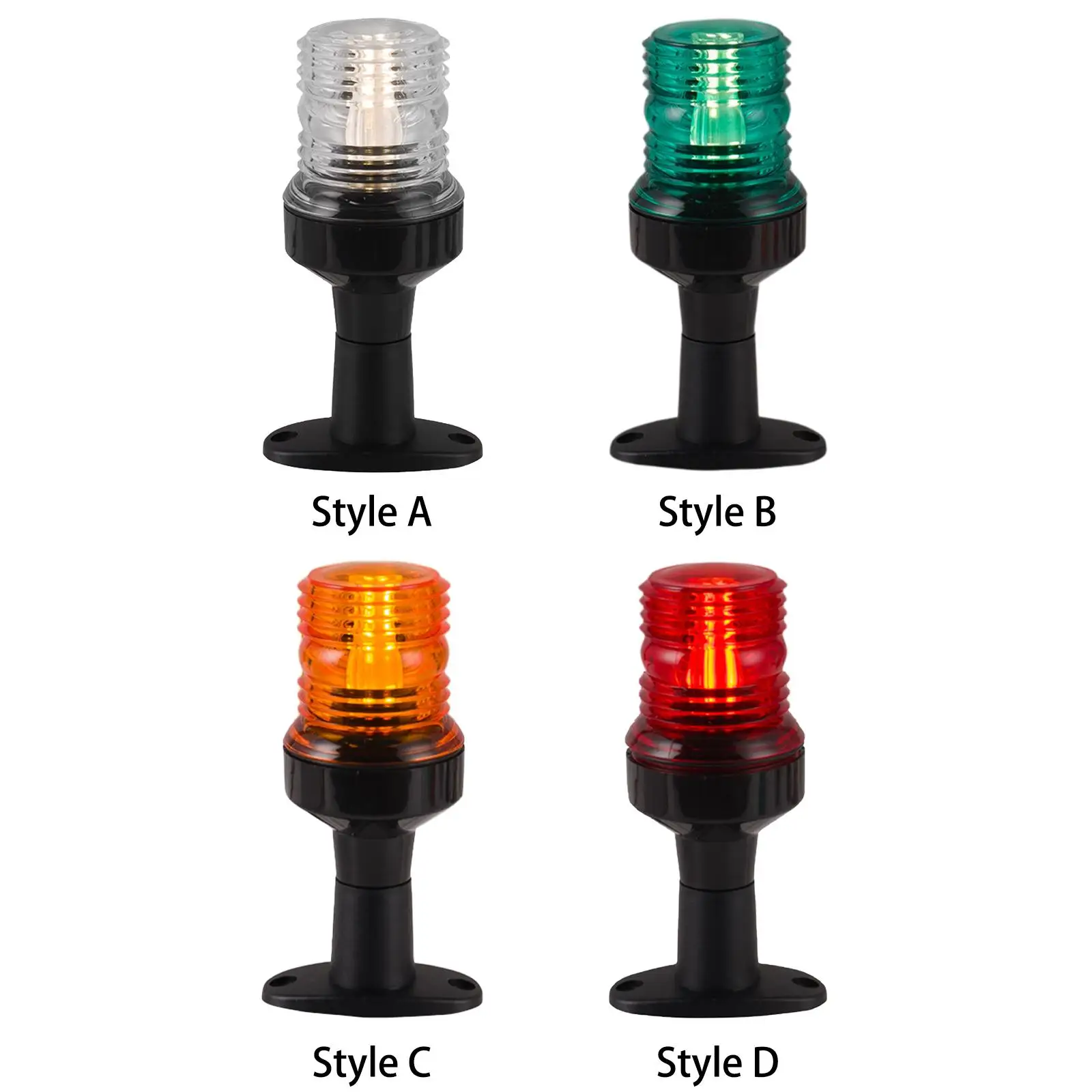 Boat Yacht Sailing Signal Light Universal Light Weight Tools Durable Easy Install Anti Rust Navigation Light Indicator LED Lamp