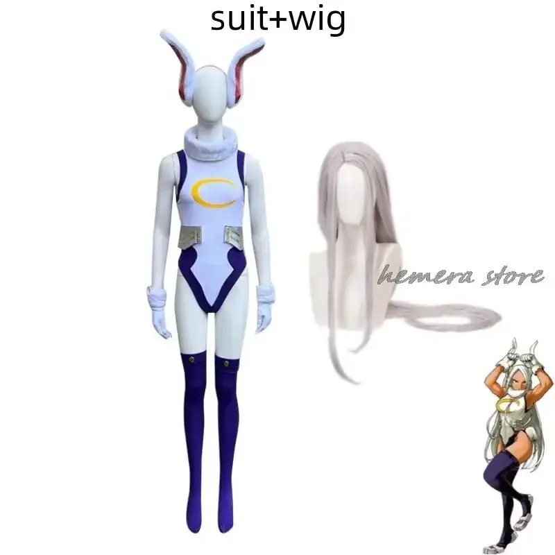 

2025 22 Mha Rabbit Hero Mirko Sexy Costume Anime Bnha Rumi Usagiyama Miruko Role Playing Party Cosplay Women