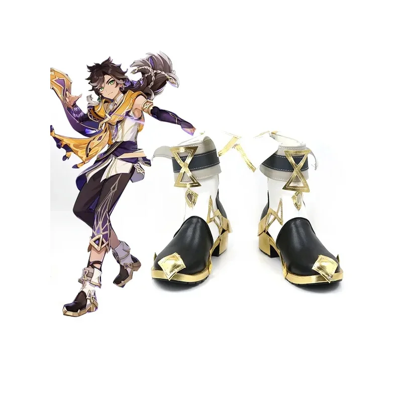 

Игра Genshin Impact Sethos, обувь для косплея, ботинки, аксессуары для Хэллоуина по индивидуальному заказу