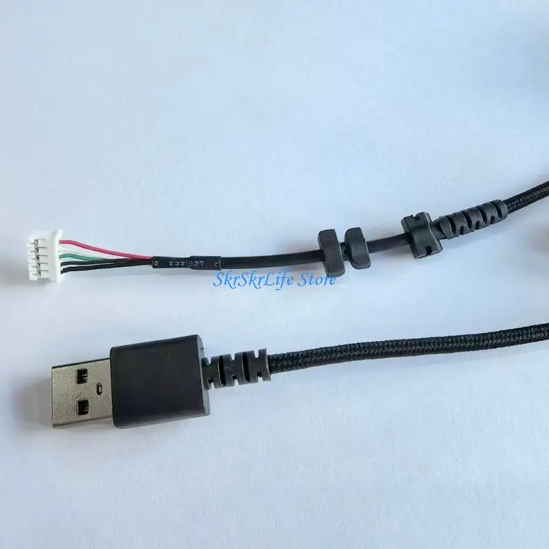 

E65E USB Mouse Wire Mouse Cable Replacement Nylons Wire for Lancehead TE Tournament Edition Mouse