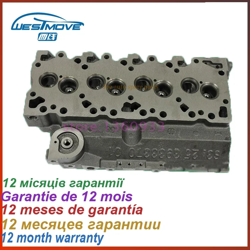 cylinder head for Cummins Series B 3900cc 3.9 D 8V ENGINE : 4BT     3962005 3966448 3932011 3304570 3903920 3902521