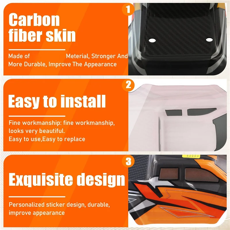 AS95-2X для HBX 16889 16889A 16890 16890A SG1601 SG1602 Корпус кузова автомобиля на радиоуправлении и наклейка B004-INV 1/16 Запчасти для радиоуправляемого автомобиля C