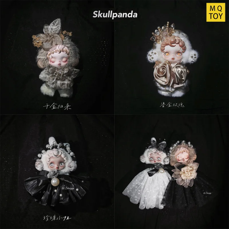 

In Stock For Skullpanda V2 Clothes Original Wedding In A Dream Misty Fog Mumu'S Petite Chic Labubu High-Customization Series