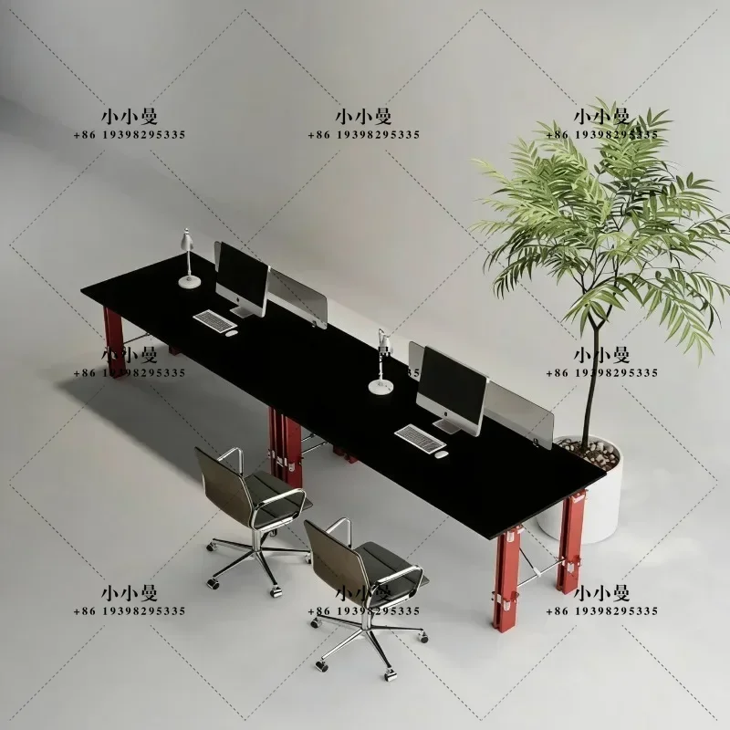 Bauhaus optical axis designer birch ocean board workbench minimalist desk