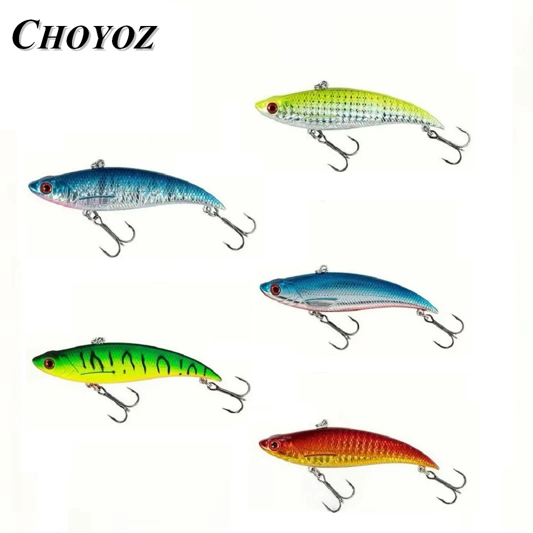 CHOYOZ Wobbling Sinking Fishing Lures 90mm 19g VIB Jerkbait  Bass Pike Winter Ice Fishing Lure  Icsa ратлины для рыбалки pesca