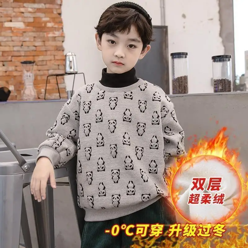 

Kawaii повседневное пальто, топы, модная детская одежда, флисовая толстовка с капюшоном для мальчиков, зимняя теплая утепленная детская одежда с длинными рукавами