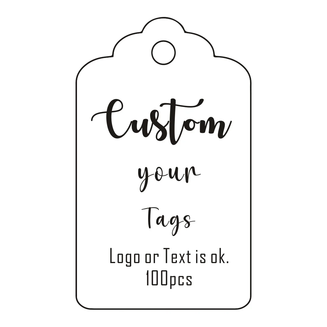 Custom Tags With Your Words Or Logo,Personalized Wedding Favor Tag, Luggage, Logo, Bachelorette Gift Tag, Holiday Gift Tag