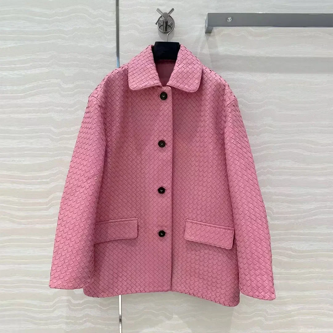 

2025 autumn and winter women's outerwear made of genuine leather, fashionable and high-quality jacket