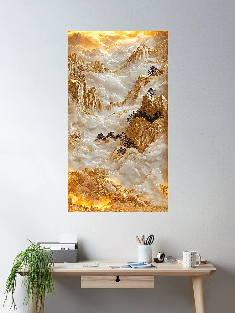 

sandstone landscape scenery, Print Art Canvas Poster, For Living Room Decor, Home Wall Picture