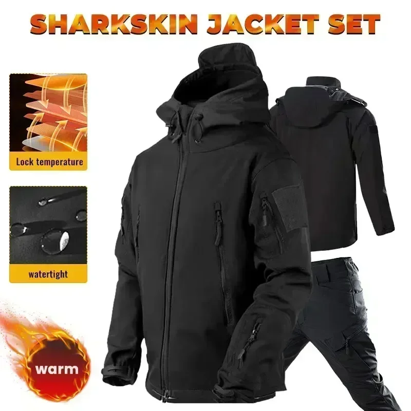 Outdoor Werk Soft Shell Winddichte Koude Bestendige Wol Tactische Set Met Betaalbare Prijzen Voor Werkbroeken En Jassen