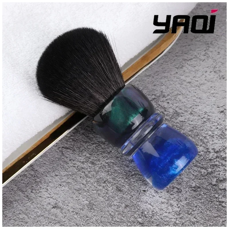 2026 Men YAQI OCEAN 28mm Shaving Brush Synthetic Hair Resin Handle Wet Shaving Brush Collectibles Birthday Gift For Boyfriend
