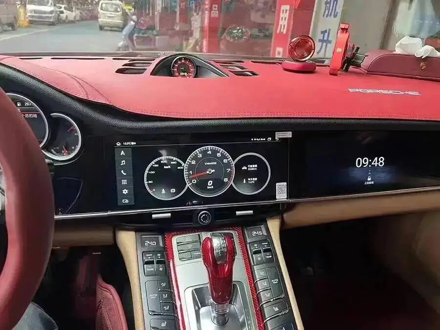 Dual-Screen CarPlay für Porsche Panamera 2010-2017 Intelligentes Navigationssystem GPS Aufgerüstetes Interaktives System – Detail 9
