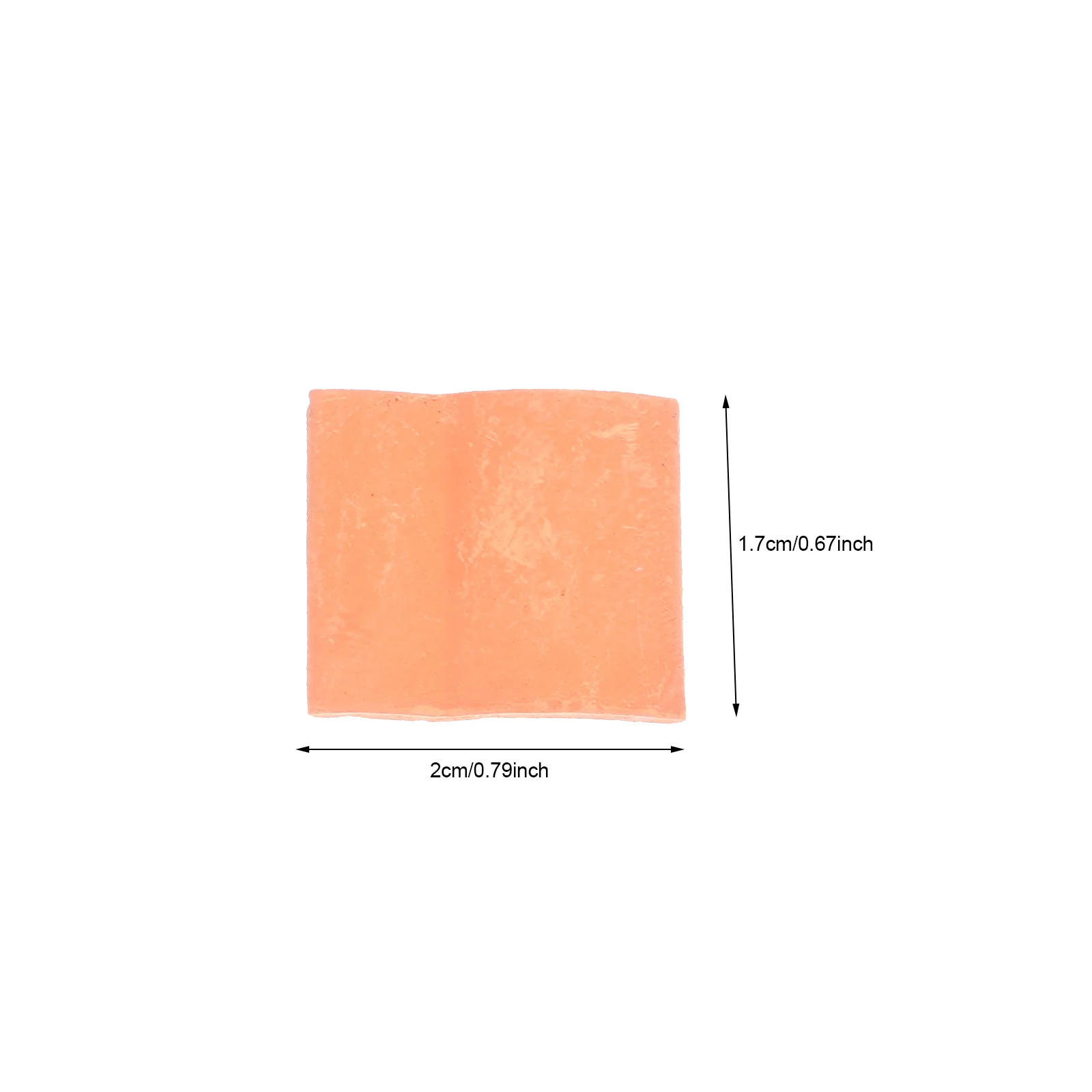 กระเบื้องหลังคาจำลองขนาดเล็ก DIY 50 ชิ้น สำหรับตกแต่งโต๊ะทรายดินเหนียว กระเบื้องหลังคาจิ๋ว ของตกแต่งบ้านจิ๋ว