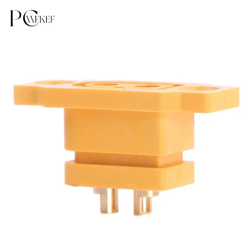 2pcs/lot XT60E-F XT60 XT 60 DC500V 30A-60A Female Plug Gold Plated Connector Power Battery Connecting Adapter