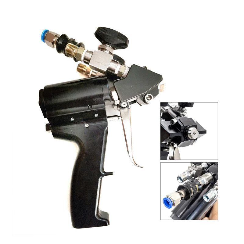 

PU Foam Spray Gun Polyurethane Foam Spray Gun P2 Air Purge Spray Gun Self Cleaning High Pressure