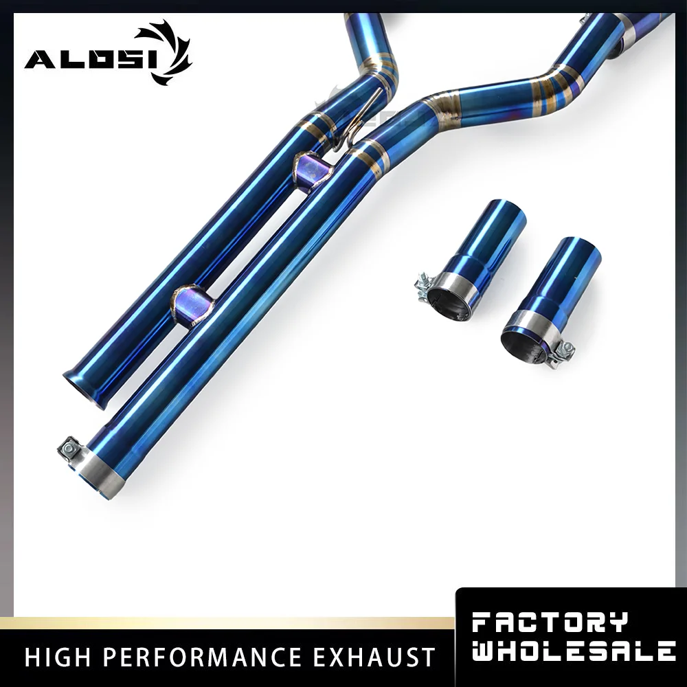 High-Performance Smart Cat-Back Exhaust Pipe for Aston Martin DB12 4.0T 2019-2024 Perfect Fit
