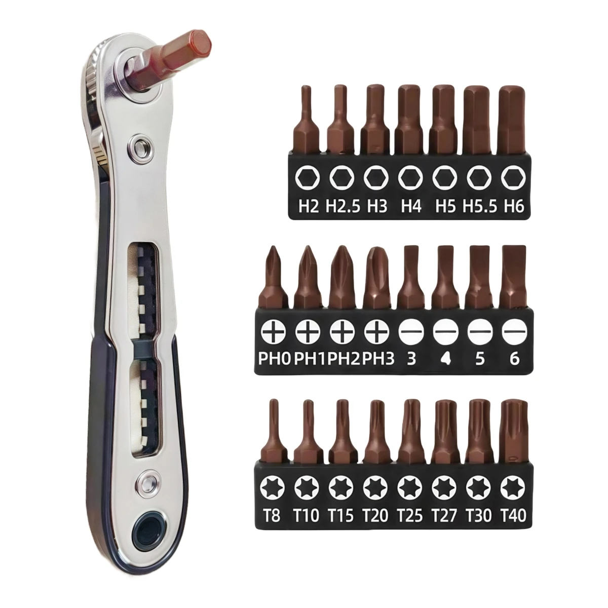 Jeu de tournevis à Angle droit, Mini tournevis décalé à cliquet à 90 degrés, jeu de douilles d'embout de clé à cliquet à profil bas