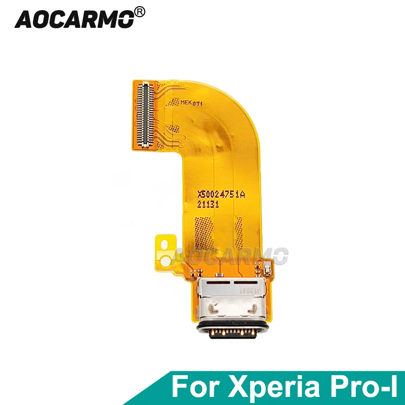 

Aocarmo For Sony Xperia Pro-I XQ-BE72 Charging Port Type-C USB Connector Charger Dock Ribbon Flex Cable Replacement Part