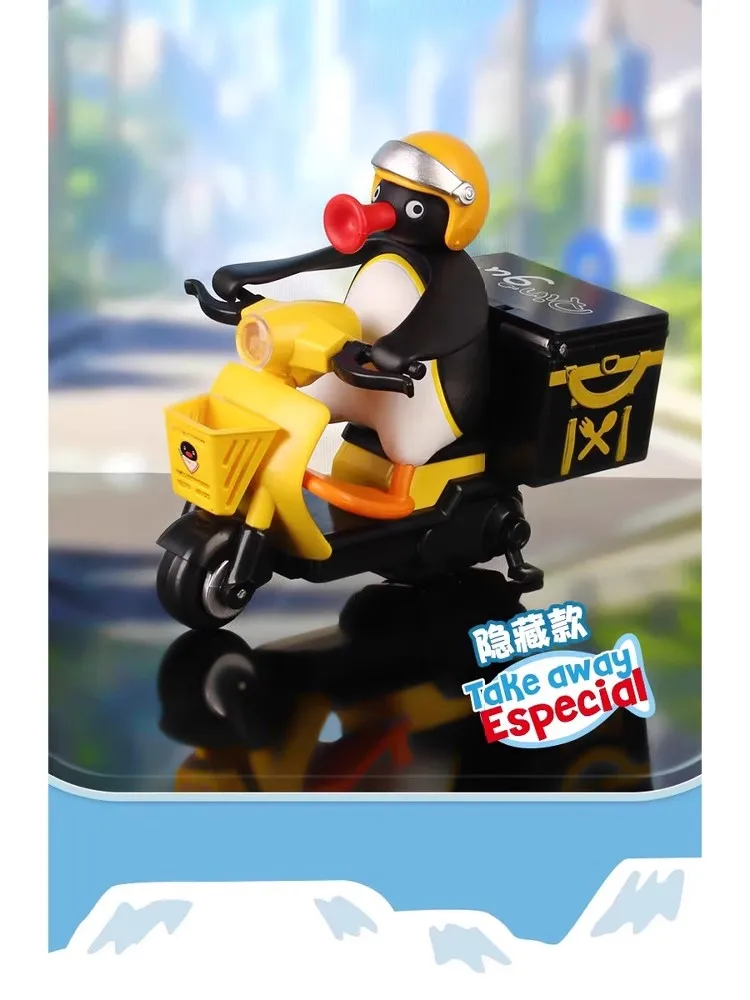 الأصلي X11 Pingu Gluttonous Goslings سلسلة صندوق أعمى صندوق غامض أنيمي الشكل البيض العمياء ديكور مجموعة عصرية هدايا مخصصة