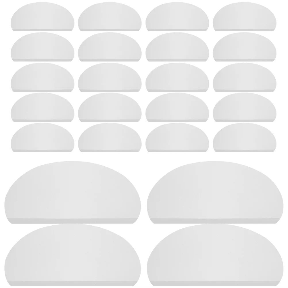 

50pcs Waterproof Shields Face Protectors Hairdressing Transparent Eye Covers Salon Mask Barber Supplies Clear Facial Shield