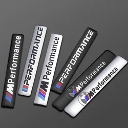 Car styling 3D Aluminum BMW M Performance Emblem Badge Car Stickers Decal For BMW M Performance M3 M5 M6 F01 F20 F10 X5  E92 E91