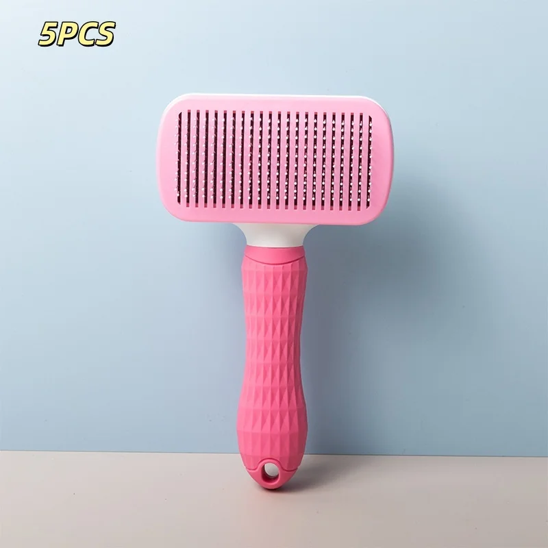 Pet Dog Brush Cat Comb Self Cleaning Pet Hair Remover Brush For Dogs Cats Grooming Tools Pets Dematting Comb Dogs Accessories, image 11