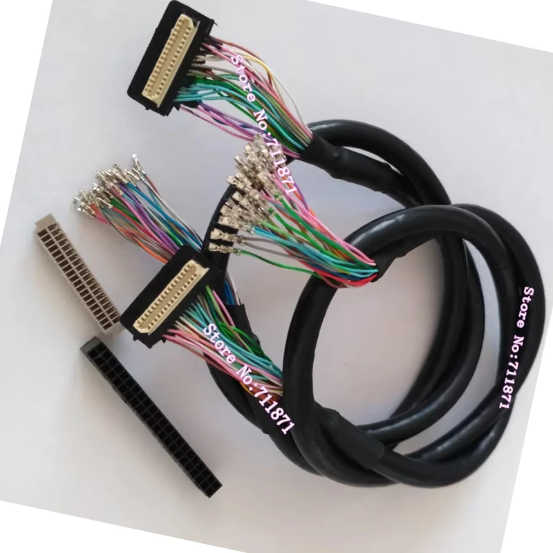 DF9 31S to 2.0 1.25 2.0 Pitch to 31P 31 Pin DF9 DIY Custom Screen Line Cable DF9-31S-1V DF13-40DS-1.25C DIY Screen Cable Line