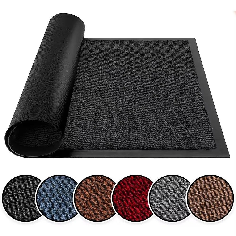 

New 40x60cm Door Mat Super Absorbent Rubber Non Slip Door Mat Dirt Trapper Washable Door Mat Indoor Use