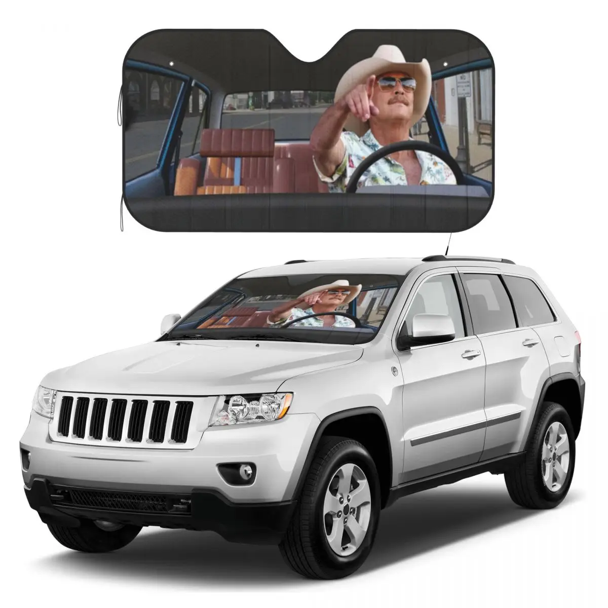 ALAN JACKSON Sunshades Reflector Anti Uv Custom Funny Car Sunshade Sun Shade