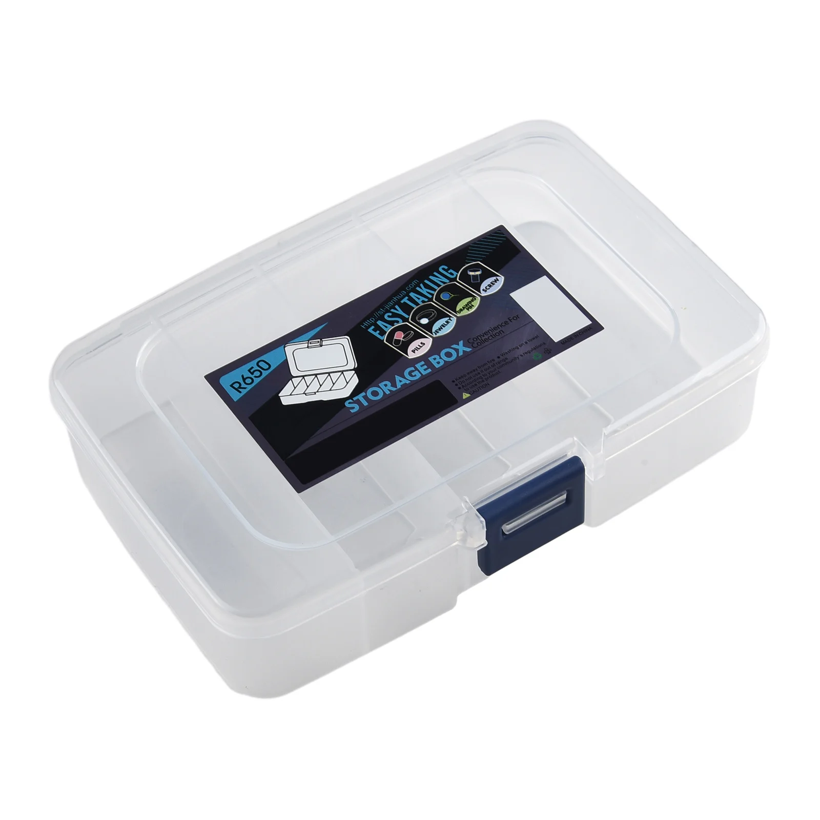 2022 New Tool Screws Box Transparent 14.3*9*3.5 Cm 1PCS Box Craft Organizer IC Storage PP Small Part Container