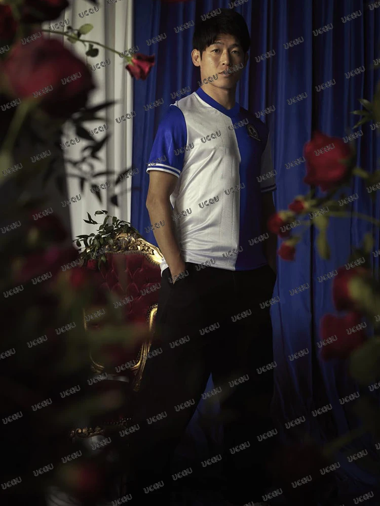 

2025 New Men's Football Jerseys Blackburn Rovers 150th Anniversary Jerseys Motorcycle Shirts Team Uniform Summer Football Shirts