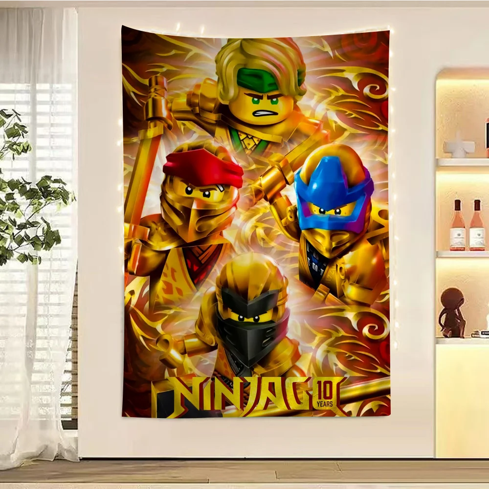 

Cartoon N-Ninjago Cool L-LEGO Hanging Bohemian Tapestry Hanging Tarot Hippie Wall Rugs Dorm Wall Hanging Home Decor