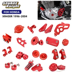 XR400R Motocross Frame Fairing Protector Plug For Honda XR 400R Engine Crankcase Sprocket Cover Hanger Plate Brake Hose Clamp